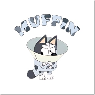 Bluey MUffin Design 2 Posters and Art